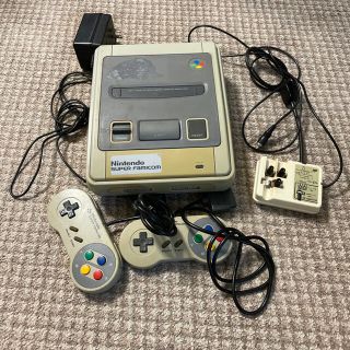 スーパーファミコン(スーパーファミコン)の専用です！ソフト付きスーパーファミコン本体　ジャンクかも(家庭用ゲーム機本体)