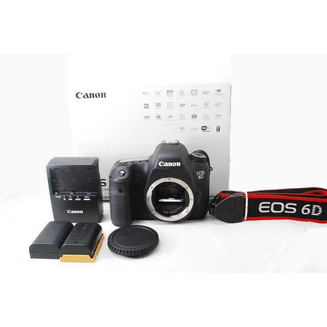 ★極上品★CANON キヤノン EOS 6D  バッテリー２個付き♪スマホ/家電/カメラ