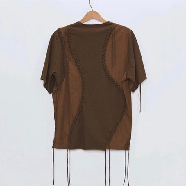 MASU WAVING BRAID T-SHIRTS（OLIVE） メンズのトップス(Tシャツ/カットソー(半袖/袖なし))の商品写真