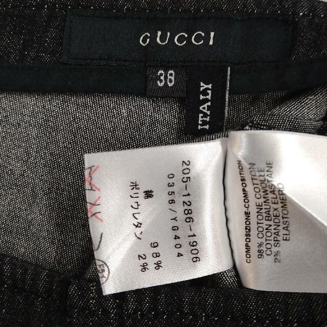 Gucci タイトスカート サイズ38の通販 by くらぽん's shop｜グッチならラクマ - GUCCI デニムスカート 特価NEW