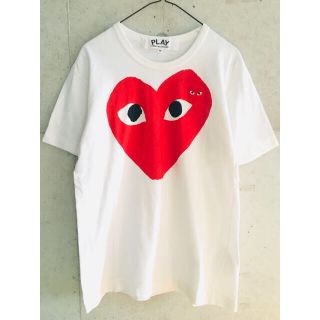 コムデギャルソン(COMME des GARCONS)の【セット割】コムデギャルソン ホワイト ビッグハート Tシャツ(Tシャツ/カットソー(半袖/袖なし))