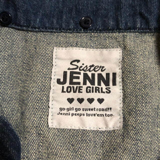 JENNI(ジェニィ)の■SISTER JENNIJ  デニムジャケット　Gジャン 140   美品 キッズ/ベビー/マタニティのキッズ服女の子用(90cm~)(ジャケット/上着)の商品写真