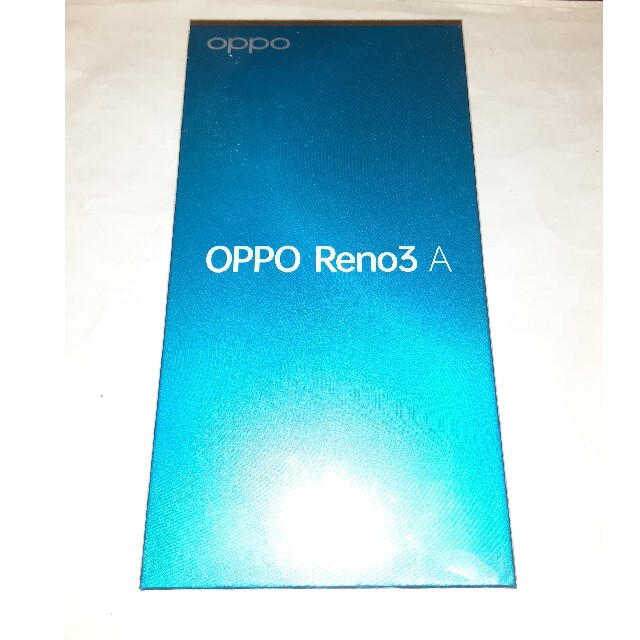 新品未使用　OPPO Reno3A dual sim white