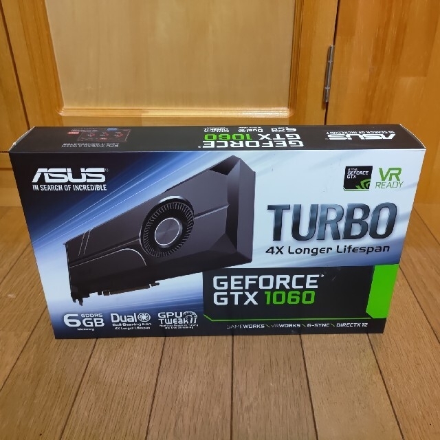 【未開封･新品】ASUS TURBO-GTX1060-6Gスマホ/家電/カメラ