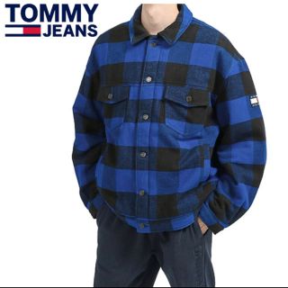 トミーヒルフィガー(TOMMY HILFIGER)のTOMMYJEANS プレイドチェックトラッカージャケット(ブルゾン)