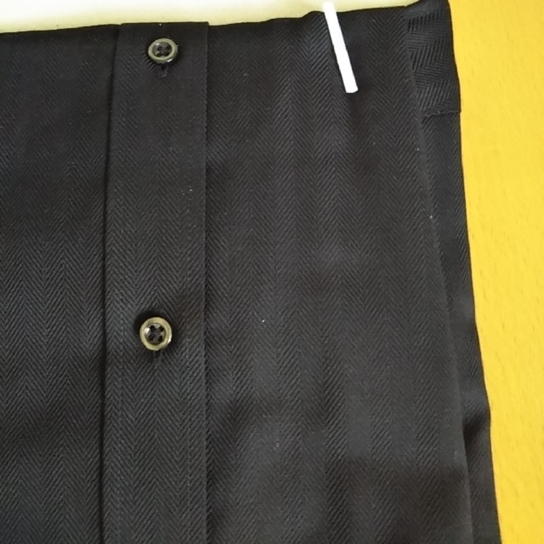 コシノ ヒロコ　シャツ　長袖　Mサイズ　黒　Ｙシャツ　カッターシャツ 3