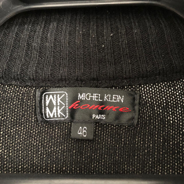 MICHEL KLEIN(ミッシェルクラン)の【値下げ】MICHEL  KLEIN ジップアップセーター メンズのトップス(ニット/セーター)の商品写真