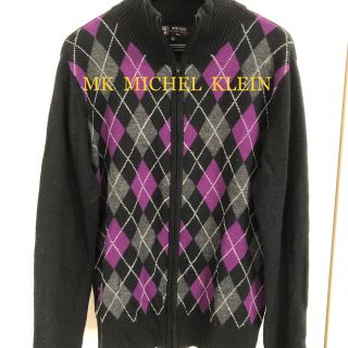 ミッシェルクラン(MICHEL KLEIN)の【値下げ】MICHEL  KLEIN ジップアップセーター(ニット/セーター)