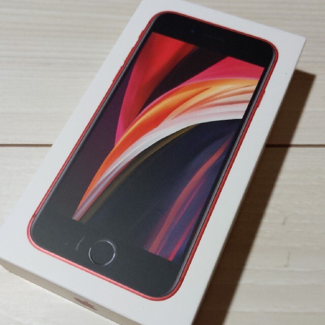 【値下げ】iPhone  SE2 64GB RED SIMフリー　本体