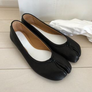 マルタンマルジェラ(Maison Martin Margiela)の【nonl様専用】22.5 メゾンマルジェラ　TABI バレエシューズ　ブラック(バレエシューズ)