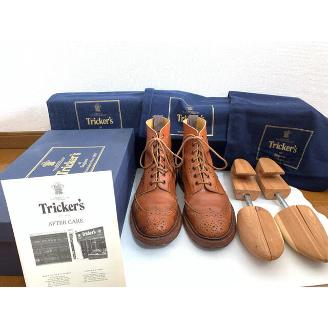 美品　Tricker's カントリーブーツ　マロンブーツ