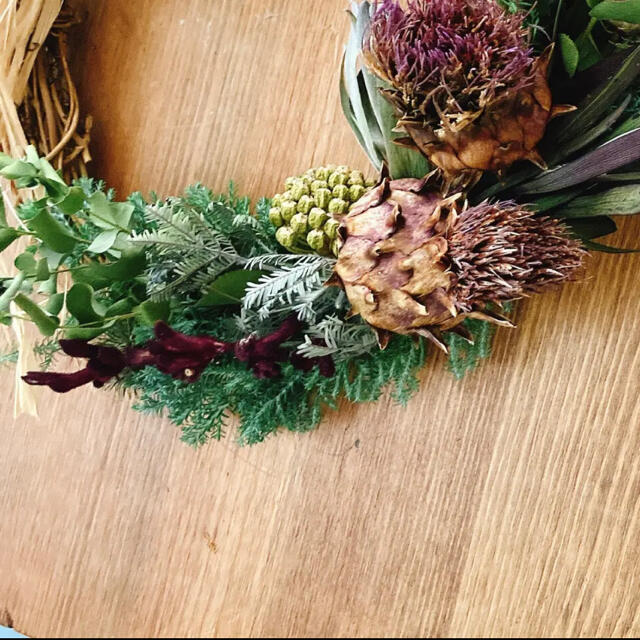 new〜☆パープル色 Antique color wreath♪ - リース