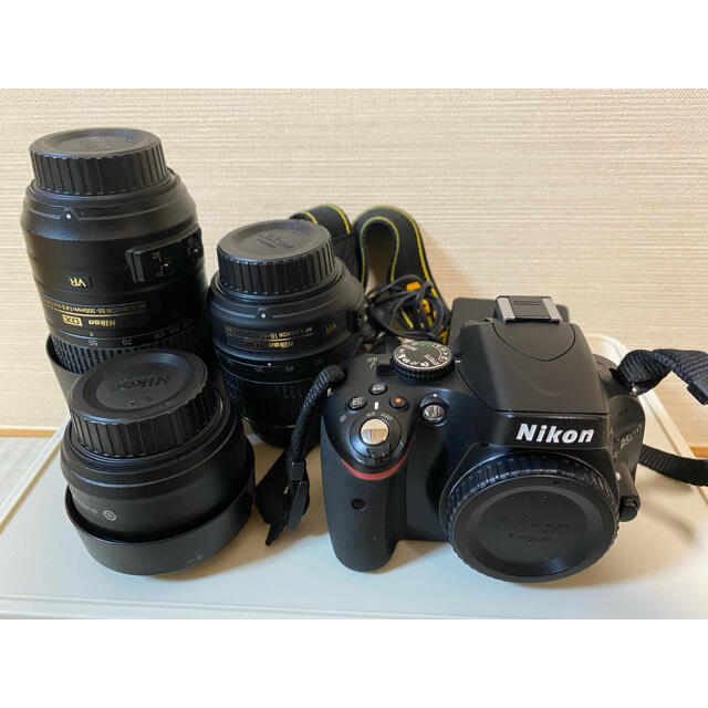 ニコン Ｄ5100ダブルズームキット＋単焦点35mm f値1.8 話題の人気 16830円