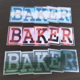 ベイカー(BAKER)の(縦4.8cm横12.5cm) BAKER ステッカー　１枚のお値段(スケートボード)