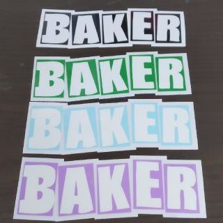 ベイカー(BAKER)の(縦4.5cm横12.7cm) BAKER ステッカー　１枚のお値段(スケートボード)