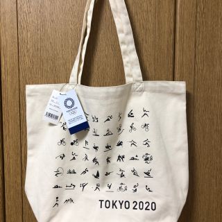 東京2020 オリンピック ピクトグラム トートバッグ ホワイト 新品 12