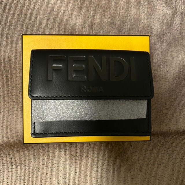 FENDI(フェンディ)のフェンディ FENDI 三つ折り財布 8M0395 NERO レディースのファッション小物(財布)の商品写真