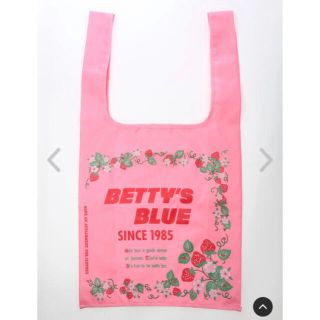 ベティーズブルー(BETTY'S BLUE)の【値下げしました】べティーズブルー　復刻版　ショップ袋　イチゴ柄(エコバッグ)