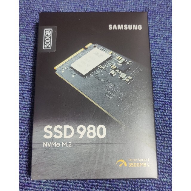 新品 SAMSUNG SSD 980 500GB NVMe M.2 スマホ/家電/カメラのPC/タブレット(PCパーツ)の商品写真