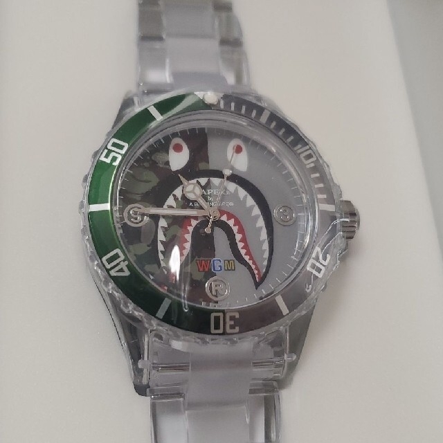 激レア希少★A BATHING APE BAPEX  腕時計シャーク★未使用品