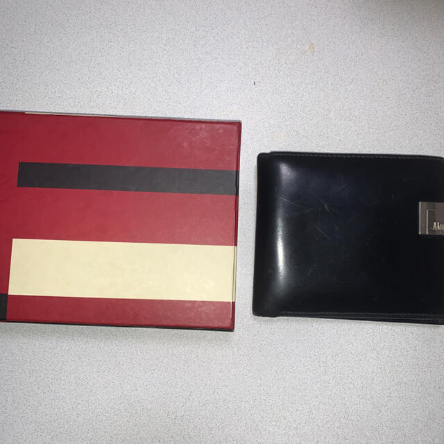 AARON   折り財布　黒 メンズのファッション小物(折り財布)の商品写真