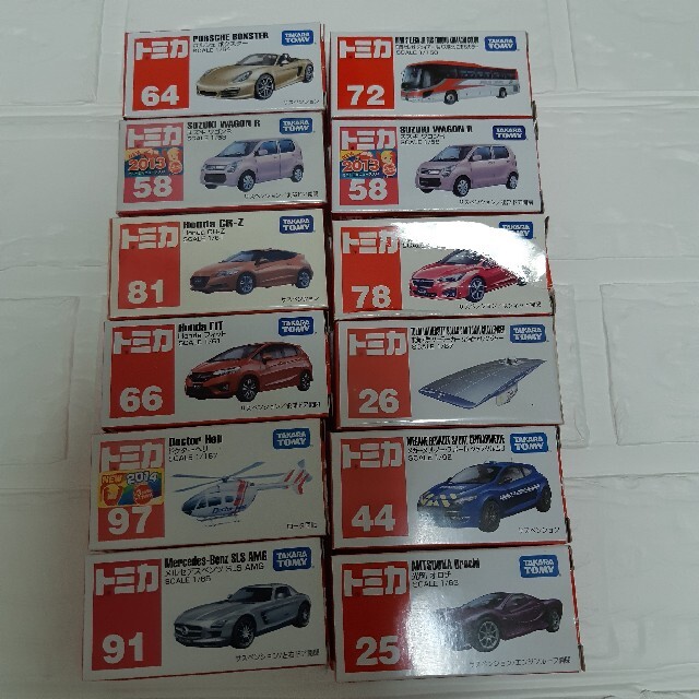 37.7様専用です【中古】トミカ　ミニカーまとめ売り12台セット | フリマアプリ ラクマ