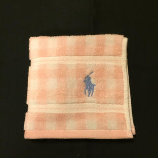 ラルフローレン(Ralph Lauren)のラルフローレン  ハンカチ タオル 新品 未使用  ピンク(ハンカチ)
