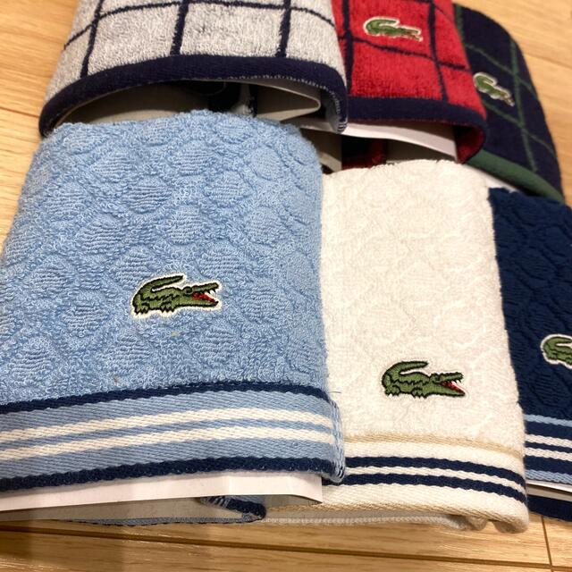 LACOSTE(ラコステ)のLACOSTE ハンカチ　新品未使用 メンズのファッション小物(ハンカチ/ポケットチーフ)の商品写真