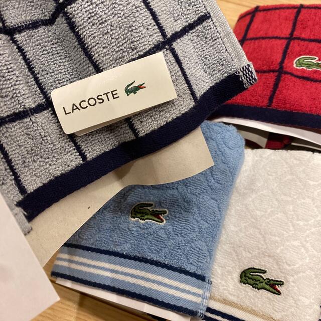 LACOSTE(ラコステ)のLACOSTE ハンカチ　新品未使用 メンズのファッション小物(ハンカチ/ポケットチーフ)の商品写真