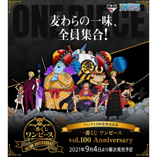 新品　一番くじ ワンピース vol.100 Anniversary  １ロットサイズ