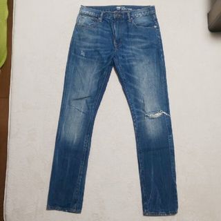 ギャップ(GAP)の●メンズ●新品同様●ＧＡＰ●30インチ●76●スリムジーンズ●ダメージジーンズ●(デニム/ジーンズ)