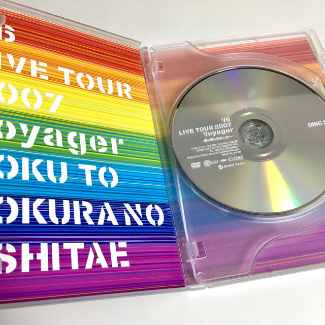 V6(ブイシックス)のV6　LIVE　TOUR　2007　Voyager-僕と僕らのあしたへ-（初回限 エンタメ/ホビーのDVD/ブルーレイ(ミュージック)の商品写真