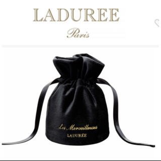 レメルヴェイユーズラデュレ(Les Merveilleuses LADUREE)の【最安値】LADUREE 非売品 ポーチ 巾着 (ポーチ)