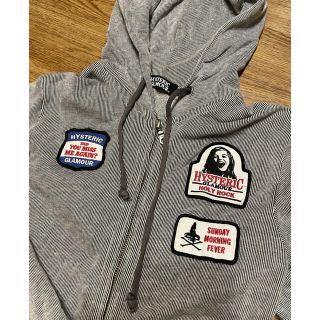 ヒステリックグラマー(HYSTERIC GLAMOUR)のヒステリックグラマー ヒッコリー ワッペンパーカー(パーカー)