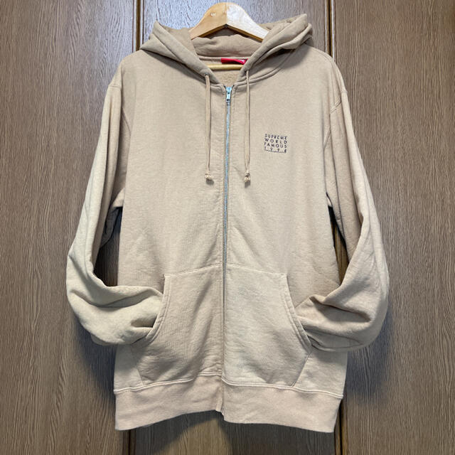 Supreme 18ss world famous zip up hooded