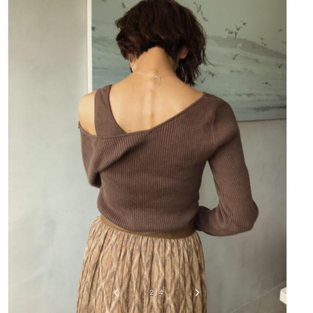 アメリヴィンテージ  トップスHENLY KNECK  LAYERED KNIT