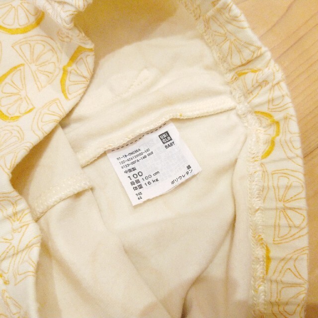 UNIQLO(ユニクロ)のキッズ服 7分丈レギンス 3点セット キッズ/ベビー/マタニティのキッズ服女の子用(90cm~)(パンツ/スパッツ)の商品写真