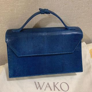 ワコウドウ(和光堂)のバック　ショルダー　WAKO ツーウェイ　リザード　超美品(ハンドバッグ)