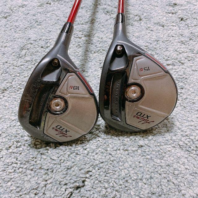 Adams アダムスゴルフ XTD Ti 3W 15度 5W 18度 2本セット