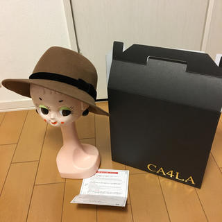カシラ(CA4LA)のCA4RAハット帽 新品同様🎩(ハット)