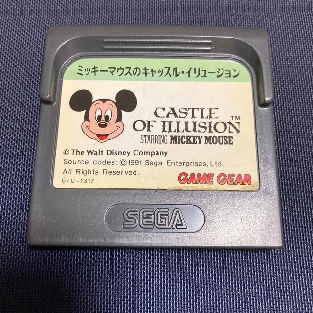 SEGA(セガ)のミッキーマウスのキャッスル・イリュージョン エンタメ/ホビーのゲームソフト/ゲーム機本体(家庭用ゲームソフト)の商品写真