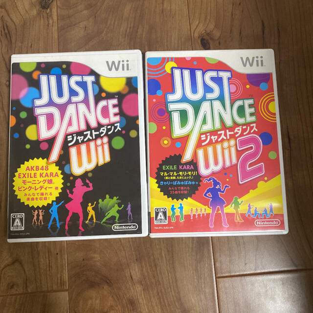 Wii(ウィー)のJUST DANCE Wii JAST DANCE Wii2セット エンタメ/ホビーのゲームソフト/ゲーム機本体(家庭用ゲームソフト)の商品写真