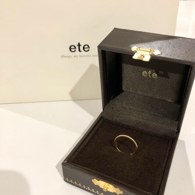 ete(エテ)の美品♡eteピンキーリング #3 レディースのアクセサリー(リング(指輪))の商品写真