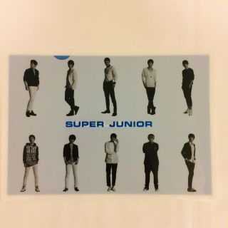 スーパージュニア(SUPER JUNIOR)のSUPER JUNIOR スーパージュニア  クリアファイル  ケース 非売品(アイドルグッズ)