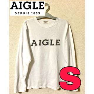 エーグル(AIGLE)のAIGLE エーグル　Tシャツ　長袖　ロンT  白　ホワイト　定番(Tシャツ(長袖/七分))