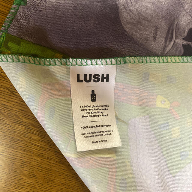 LUSH(ラッシュ)のLUSH 手ぬぐい　ゴリラ インテリア/住まい/日用品の日用品/生活雑貨/旅行(タオル/バス用品)の商品写真