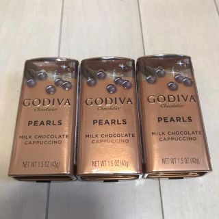 GODIVA ゴディバ パールミルク　カプチーノ　3個セット(菓子/デザート)