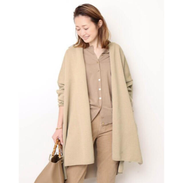 DEUXIEME CLASSE - 美品 Twins cotton ショートガウン ベージュ の通販 ...