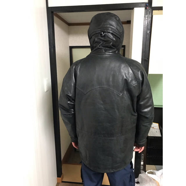 A BATHING APE - ア ベイジング エイプ レザーダウン スノージャケット