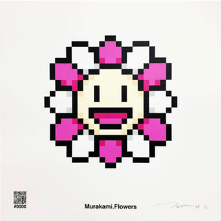 直筆サイン入り　村上隆 新品 版画 Murakami.Flower #0000(版画)